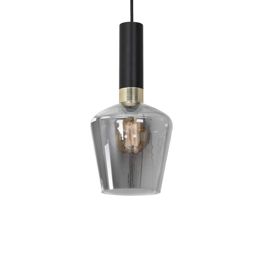 Suspension fil ROMA BLACK 1xE27/60W/230V