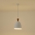 Suspension filaire 1xE27/15W/230V blanc d. 23 cm