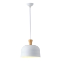 Suspension filaire 1xE27/15W/230V blanc d. 27 cm