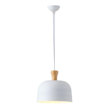 Suspension filaire 1xE27/15W/230V blanc d. 27 cm
