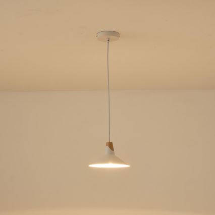 Suspension filaire 1xE27/15W/230V blanc