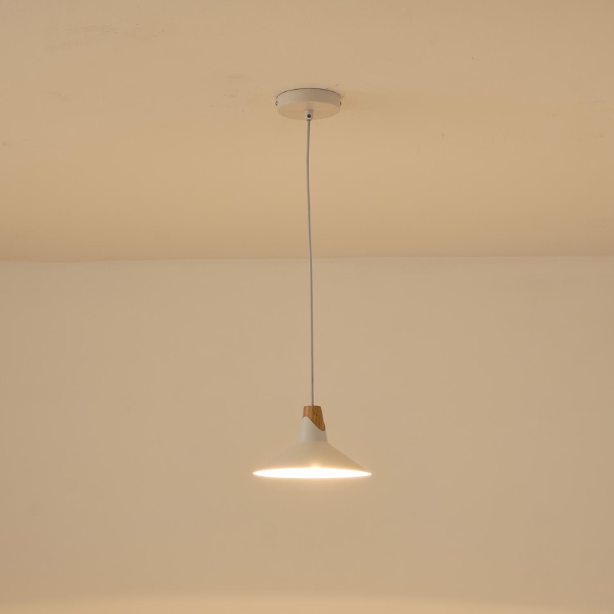 Suspension filaire 1xE27/15W/230V blanc