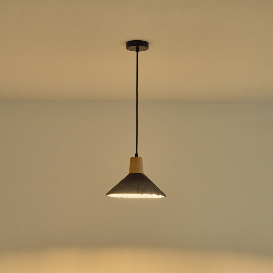 Suspension filaire 1xE27/15W/230V gris