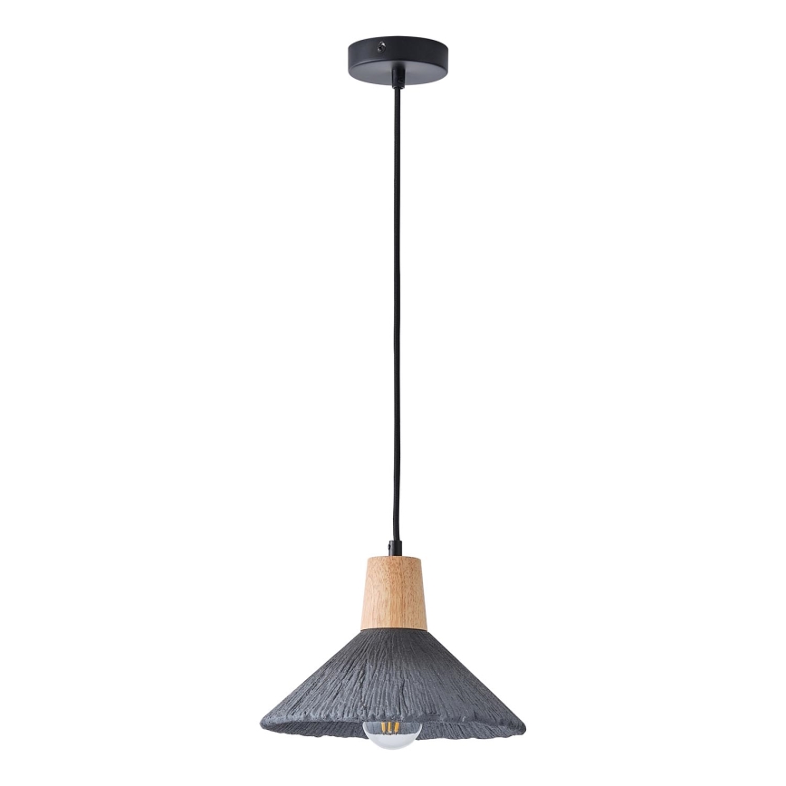 Suspension filaire 1xE27/15W/230V gris