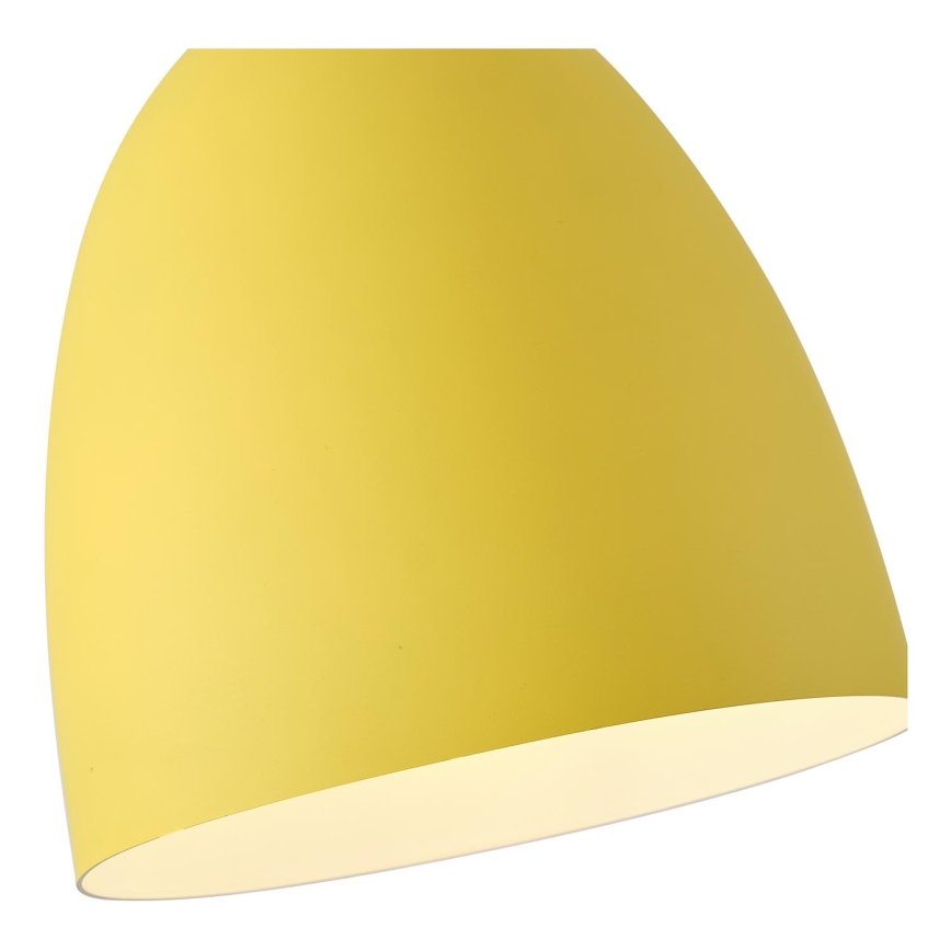 Suspension filaire 1xE27/15W/230V jaune d. 23 cm