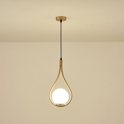 Suspension filaire 1xE27/15W/230V laiton