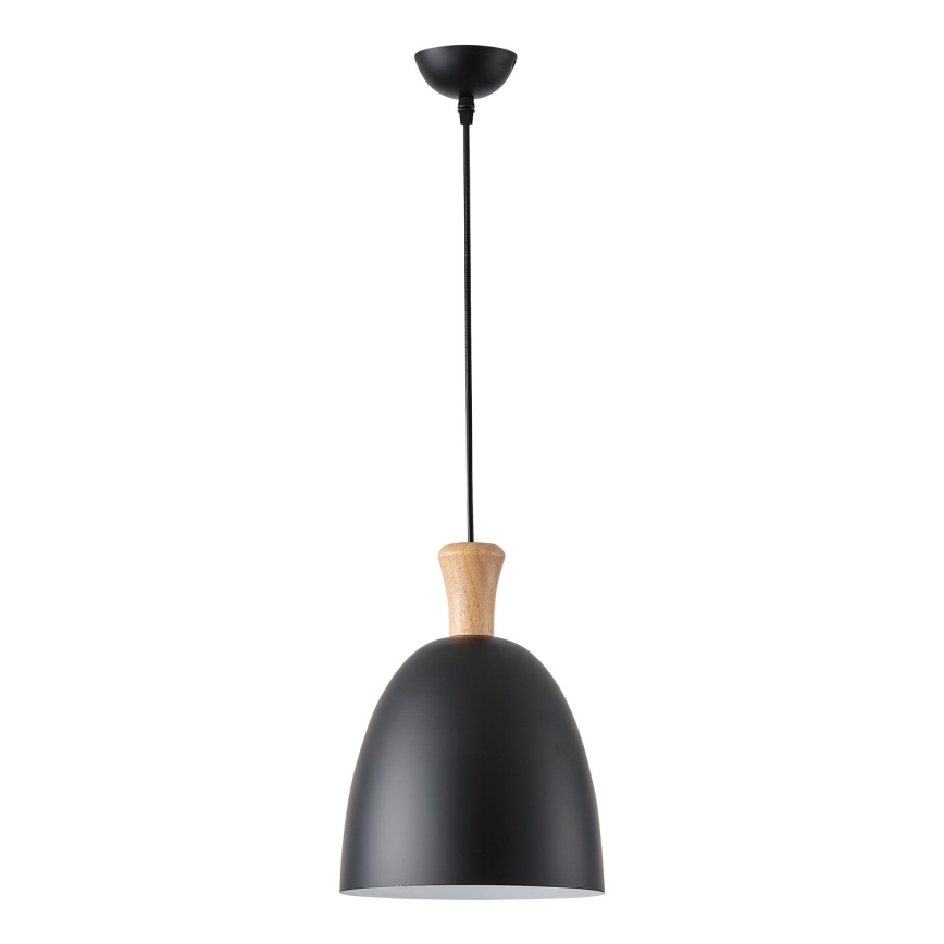 Suspension filaire 1xE27/15W/230V noir d. 23 cm
