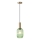 Suspension filaire 1xE27/15W/230V vert 13 cm