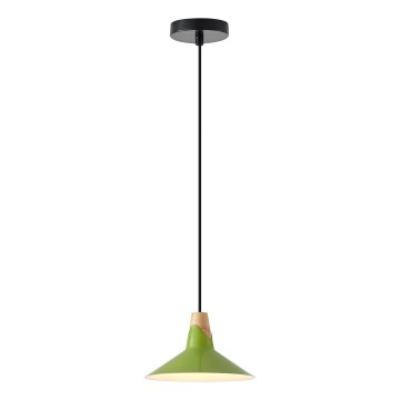 Suspension filaire 1xE27/15W/230V vert