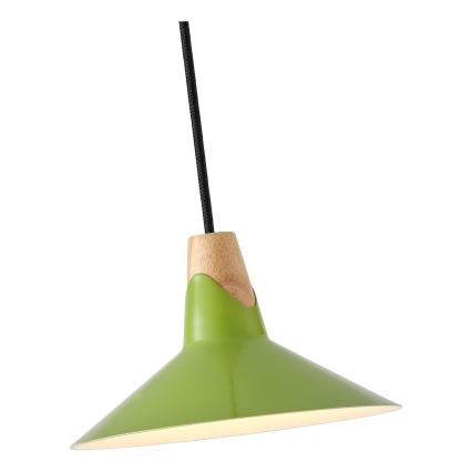 Suspension filaire 1xE27/15W/230V vert