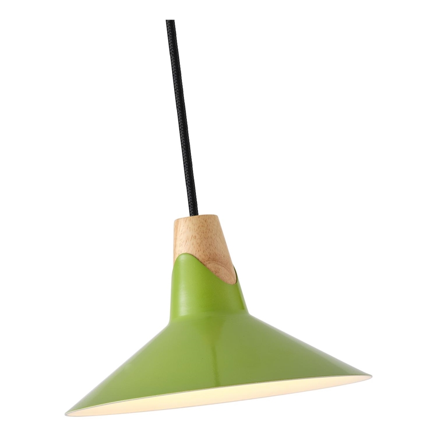 Suspension filaire 1xE27/15W/230V vert