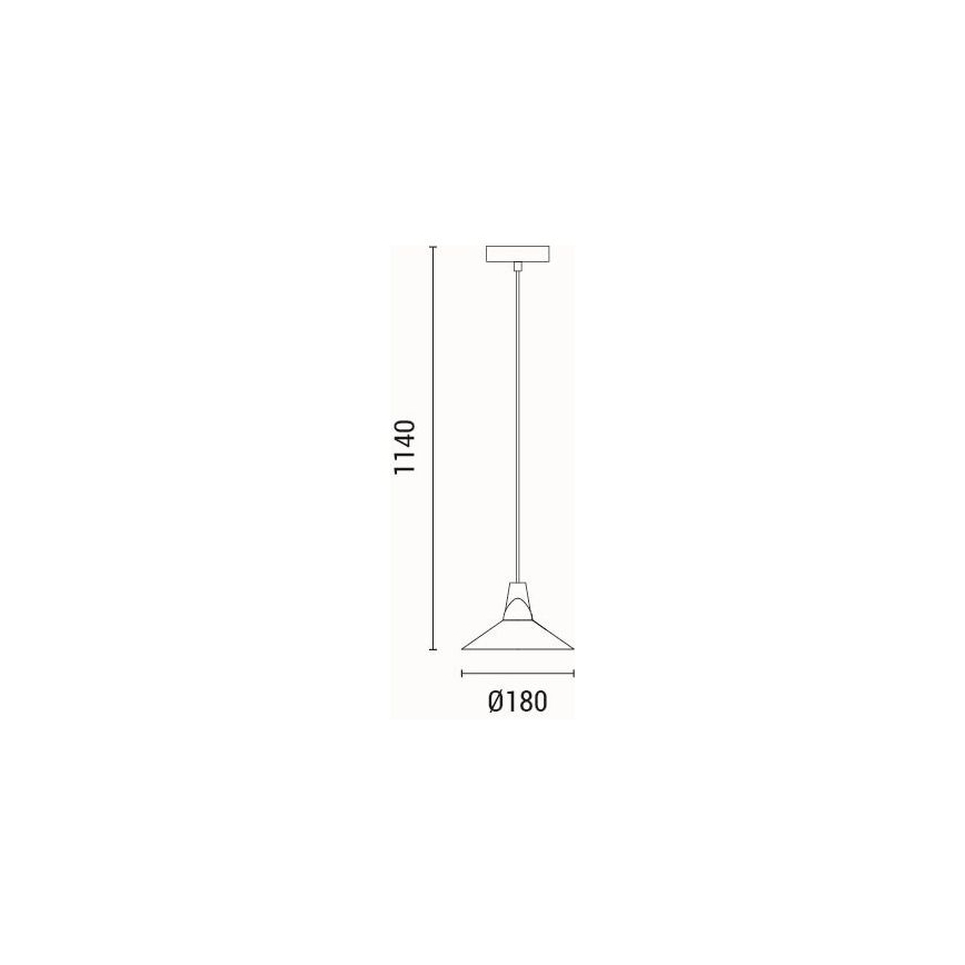 Suspension filaire 1xE27/15W/230V vert