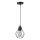 Suspension filaire 1xE27/35W/230V d. 18 cm noir