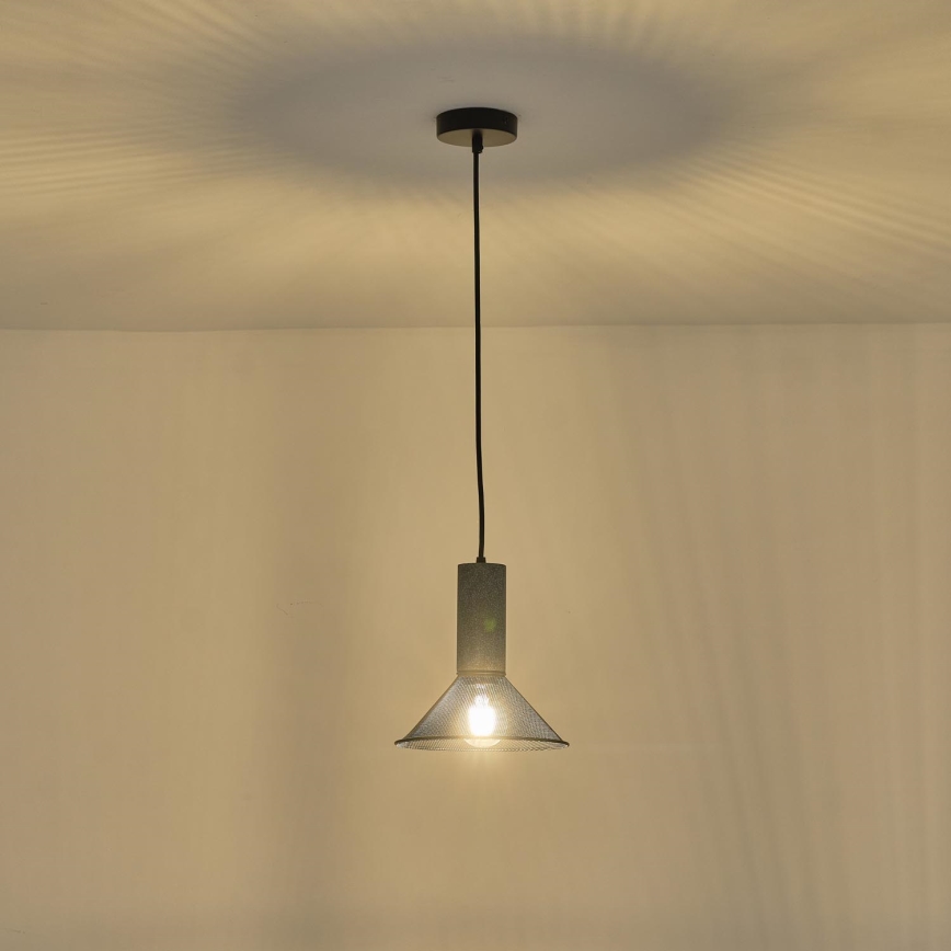 Suspension filaire 1xE27/40W/230V noir