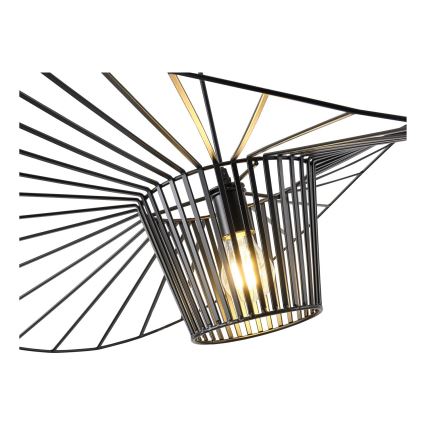 Suspension filaire 1xE27/40W/230V noir