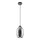 Suspension filaire 1xE27/60W/230V d. 16 cm noir