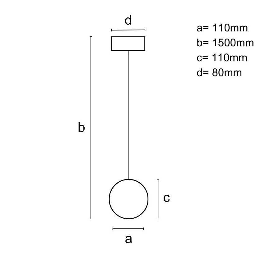 Suspension filaire 1xGU10/10W/230V frêne/bois massif marron