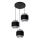 Suspension filaire 3xE27/60W/230V gris