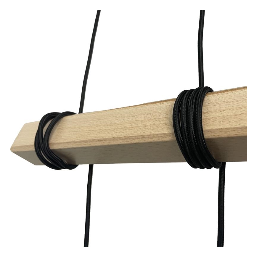 Suspension filaire 4xE27/60W/230V cuivre