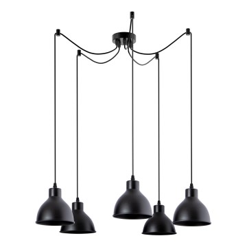 Suspension filaire 5xE27/60W/230V araignée