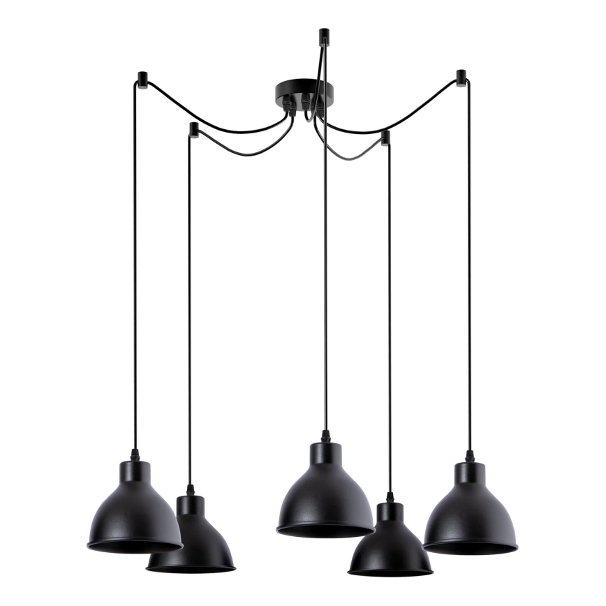Suspension filaire 5xE27/60W/230V araignée