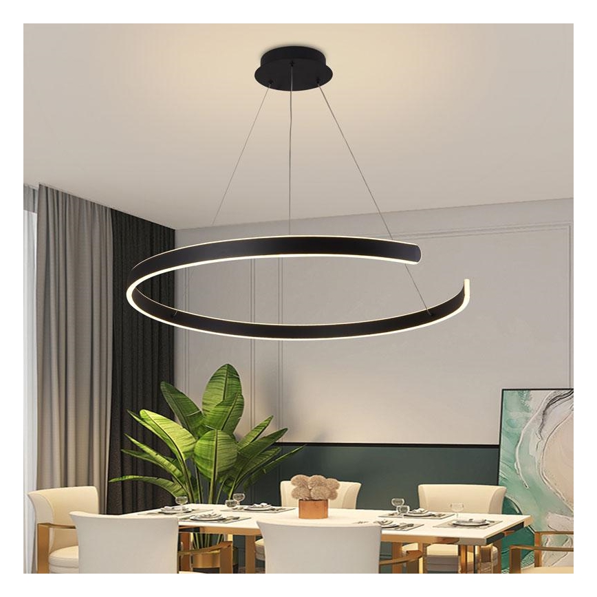 Suspension filaire à intensité variable LED/100W/230V 3000-6500K + télécommande