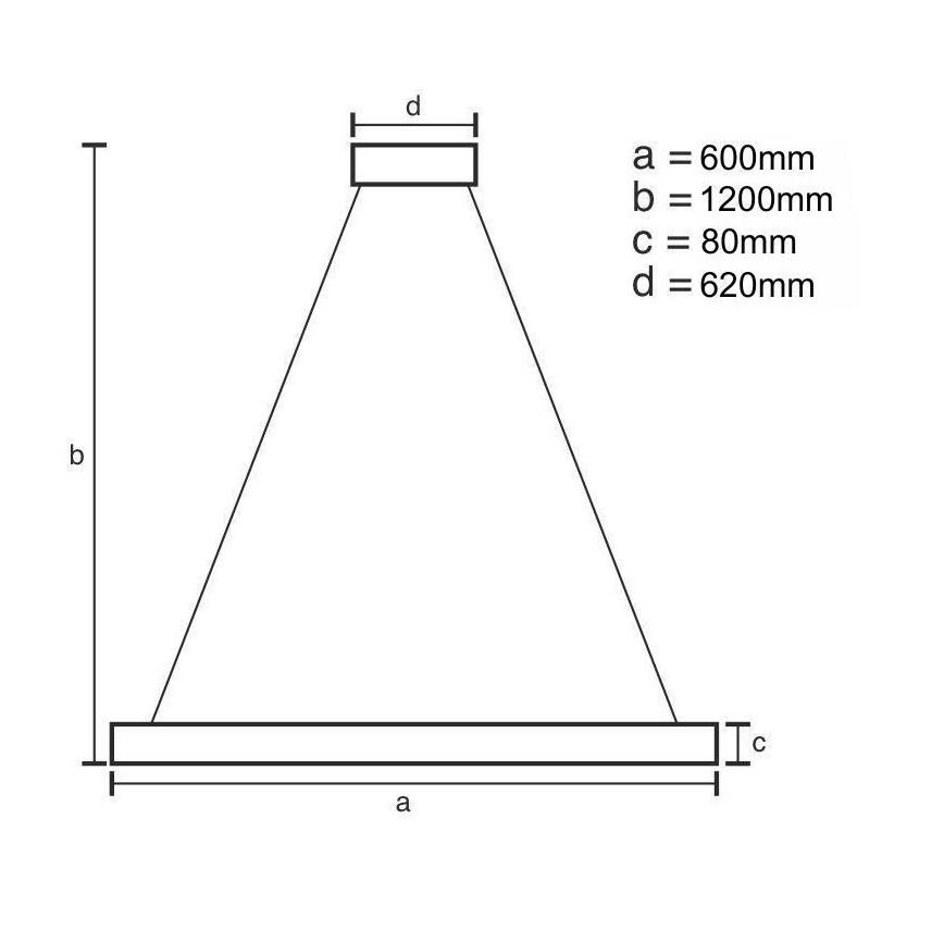 Suspension filaire à intensité variable LED/100W/230V 3000-6500K + télécommande