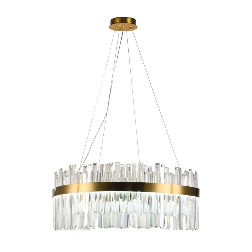 Suspension filaire à intensité variable LED/110W/230V 3000-6500K doré + télécommande