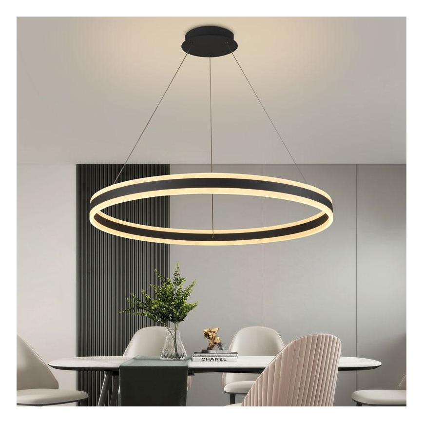 Suspension filaire à intensité variable LED/110W/230V 3000-6500K + télécommande