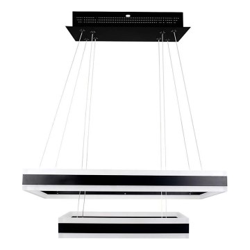 Suspension filaire à intensité variable LED/113W/230V 3000K noir