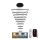 Suspension filaire à intensité variable LED/385W/230V 3000-6500K + télécommande
