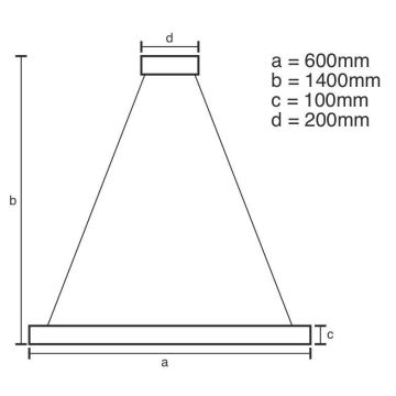 Suspension filaire à intensité variable LED/40W/230V 3000-6500K chrome/doré + Télécommande