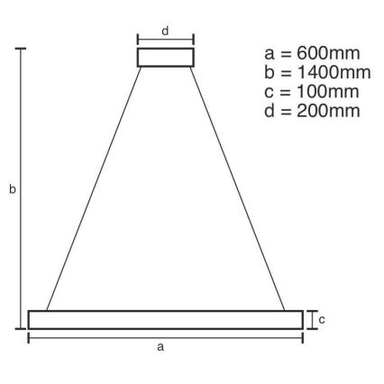 Suspension filaire en cristal à intensité variable LED/40W/230V 3000-6500K chrome brillant + télécommande