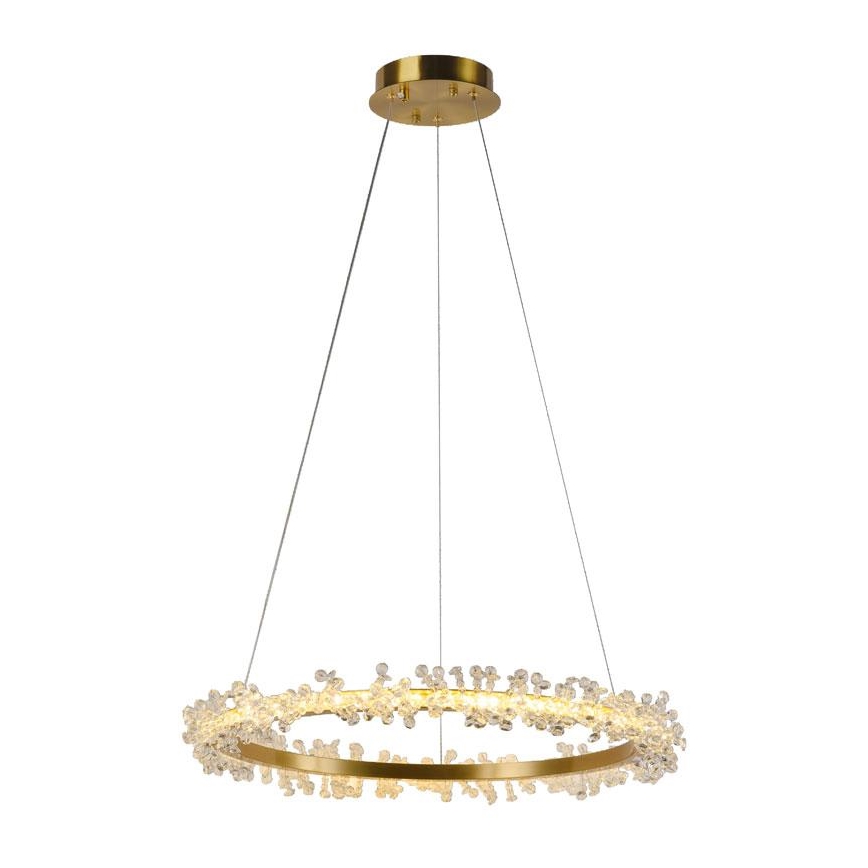 Suspension filaire à intensité variable LED/40W/230V 3000-6500K doré + télécommande