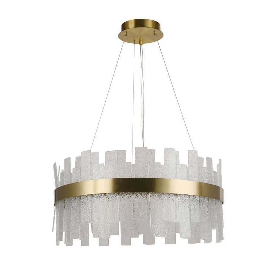 Suspension filaire en cristal à intensité variable LED/40W/230V 3000-6500K + télécommande