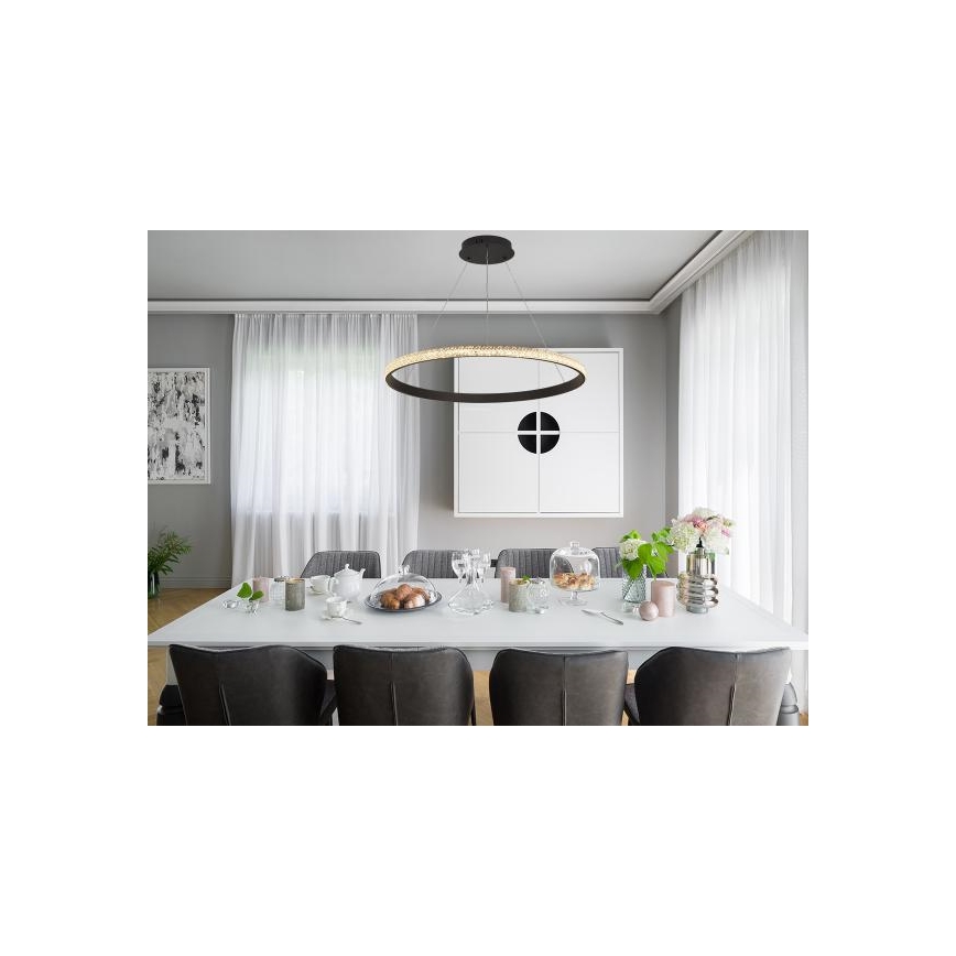 Suspension filaire à intensité variable LED/55W/230V 3000-6500K + Télécommande