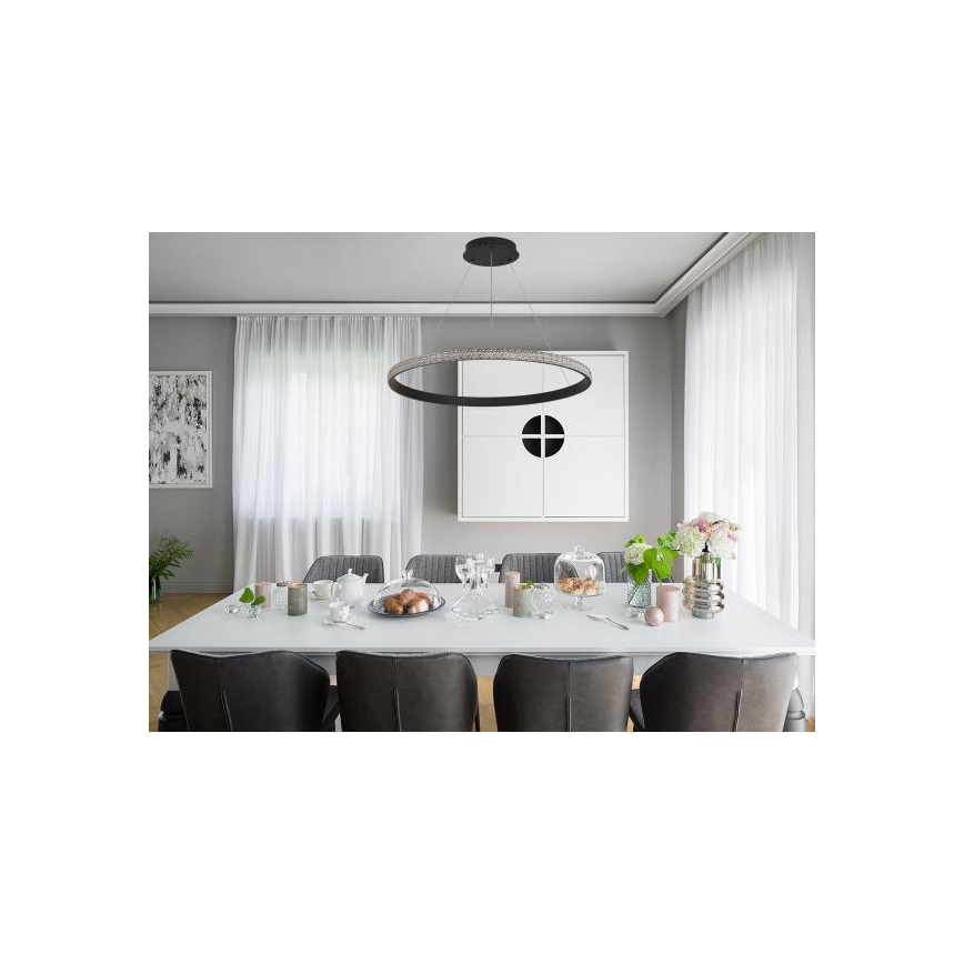 Suspension filaire à intensité variable LED/55W/230V 3000-6500K + Télécommande