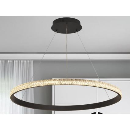 Suspension filaire à intensité variable LED/55W/230V 3000-6500K + Télécommande