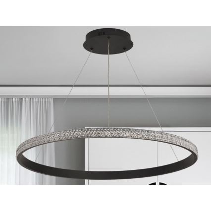 Suspension filaire à intensité variable LED/55W/230V 3000-6500K + Télécommande