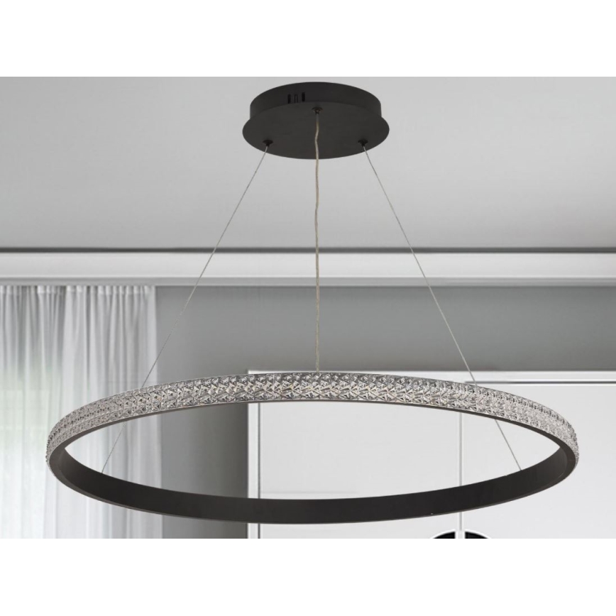 Suspension filaire à intensité variable LED/55W/230V 3000-6500K + Télécommande