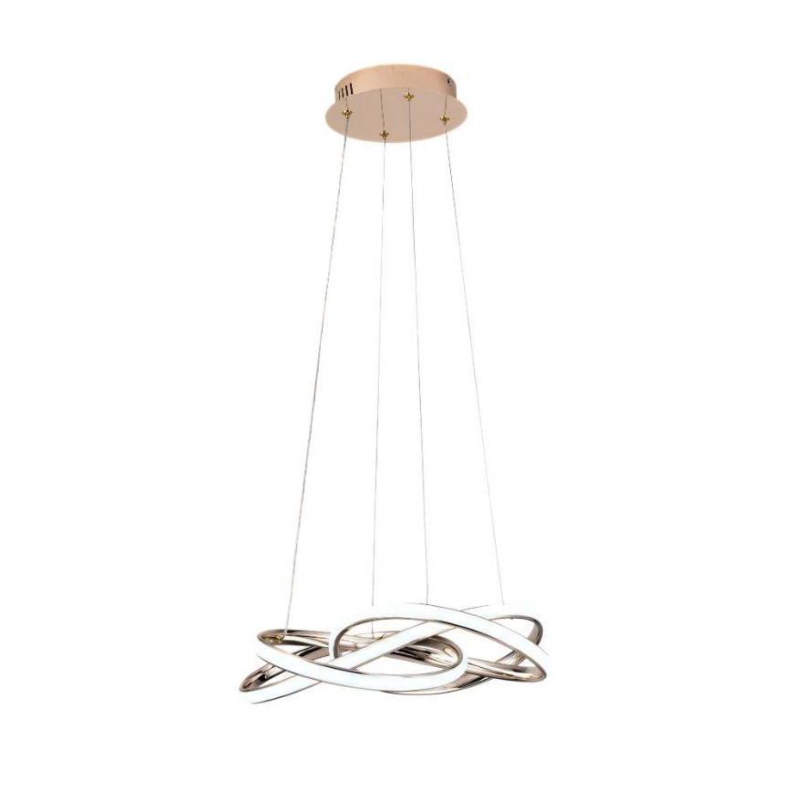 Suspension filaire à intensité variable LED/65W/230V 3000-6500K doré + télécommande