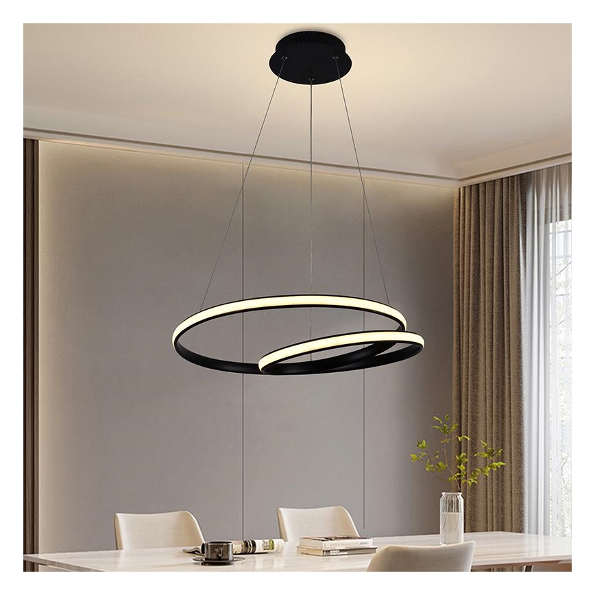 Suspension filaire à intensité variable LED/65W/230V 3000-6500K + Télécommande
