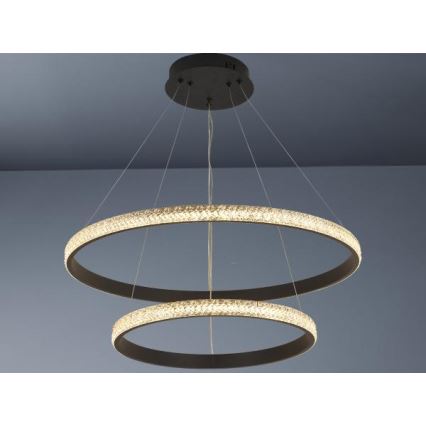Suspension filaire à intensité variable LED/65W/230V 3000-6500K + Télécommande