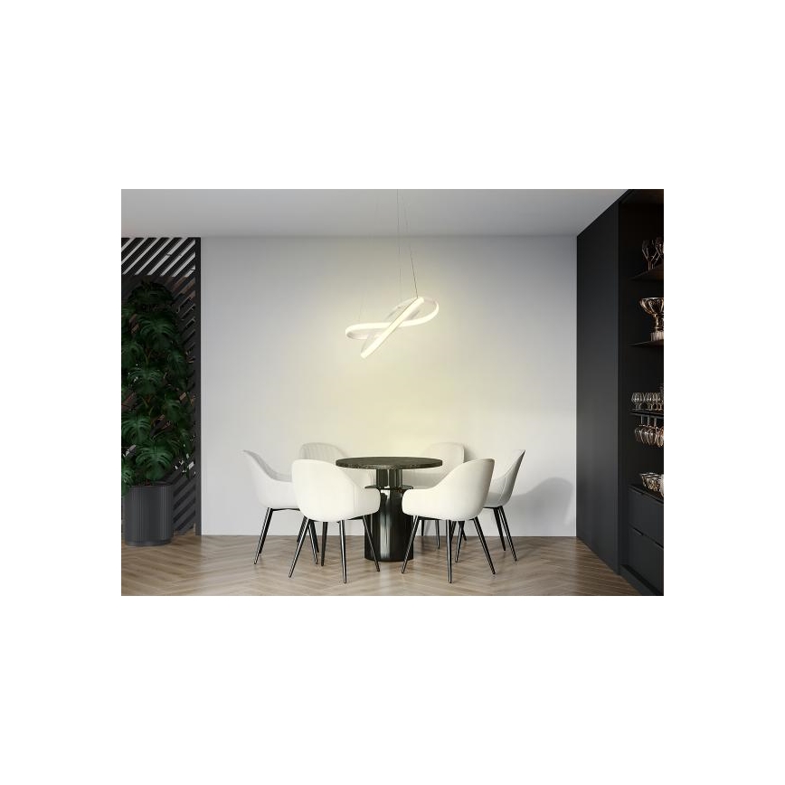 Suspension filaire à intensité variable LED/70W/230V 3000-6500K blanc + télécommande