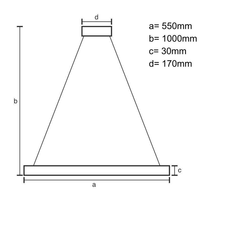 Suspension filaire à intensité variable LED/70W/230V 3000-6500K blanc + télécommande