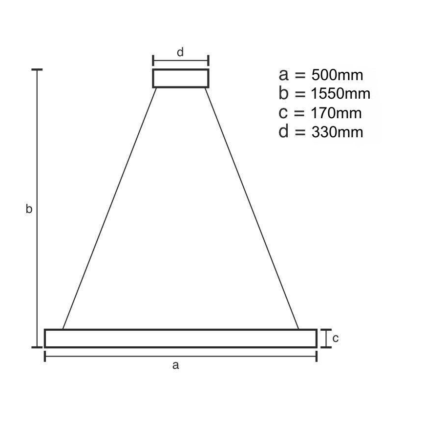 Suspension filaire en cristal à intensité variable LED/70W/230V 3000-6500K doré + télécommande