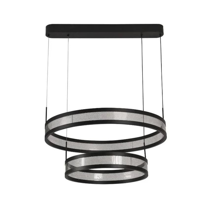 Suspension filaire à intensité variable LED/70W/230V 3000-6500K noir + télécommande