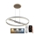 Suspension filaire à intensité variable LED/75W/230V 3000-6500K d. 60 cm + Télécommande