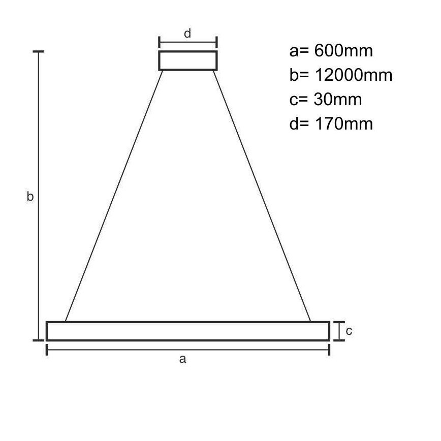 Suspension filaire à intensité variable LED/75W/230V 3000-6500K + télécommande