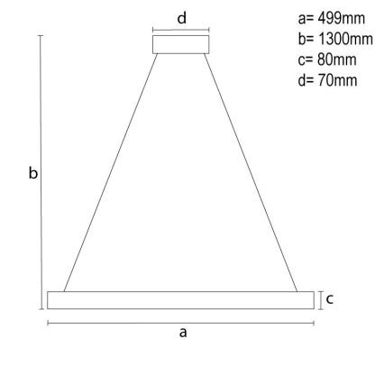 Suspension filaire en cristal à intensité variable LED/80W/230V 3000-6500K blanc + télécommande
